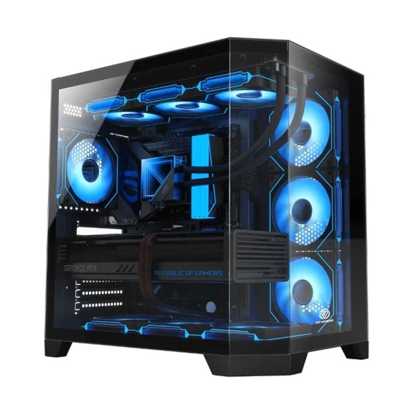 Revenger Air Box 7 ARGB Full Tower Desktop Black Gaming Case